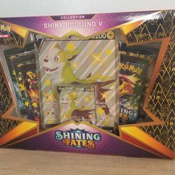 New Sealed Pokemon Shiny Fates Collection Boxes X3 Plus Free 25 Anniversary Binder