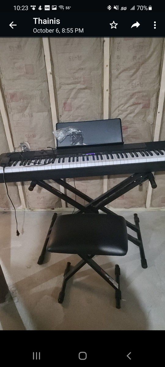 Piano, Casio. $300