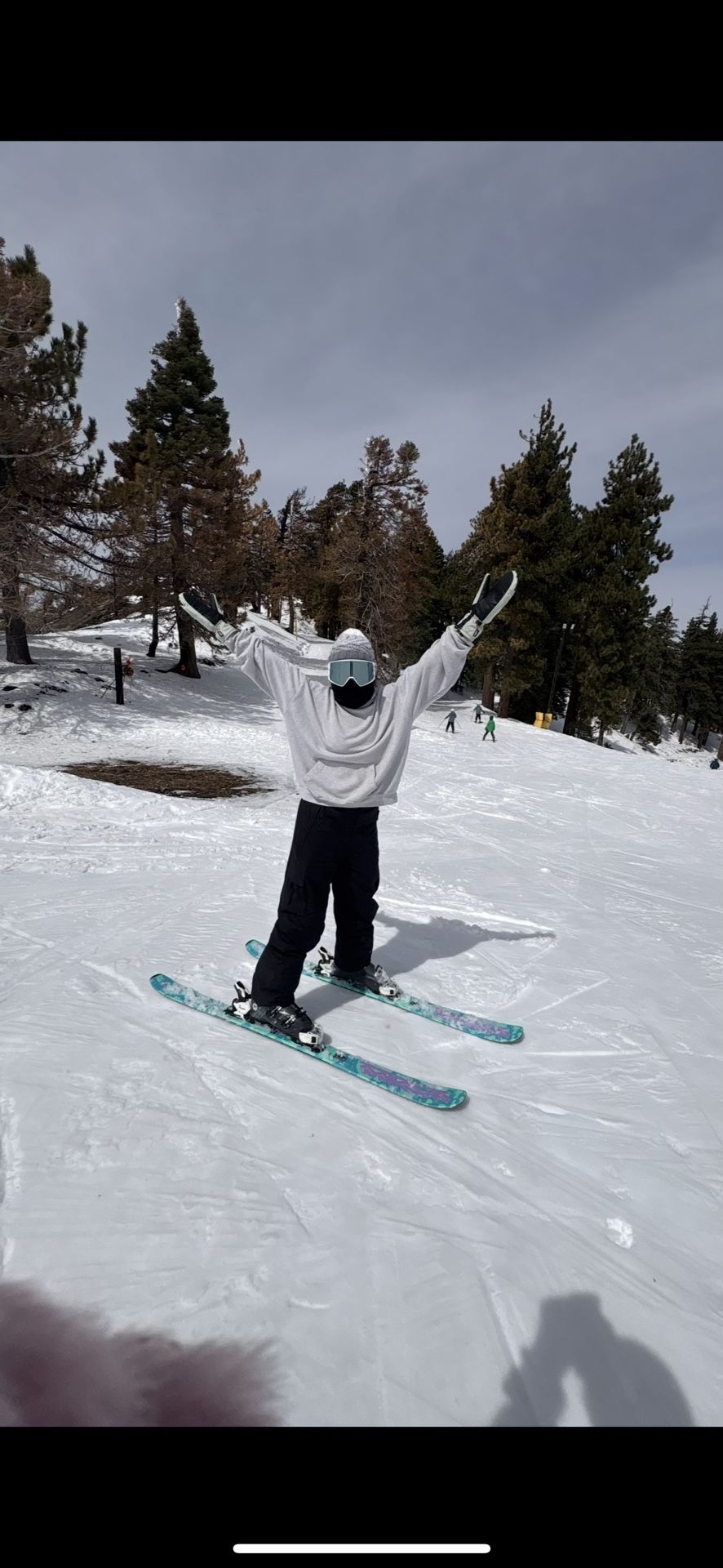 skis and bindings