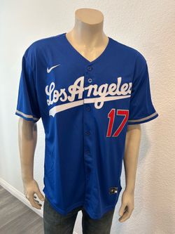Shohei Ohtani #17 Blue LA Dodgers  Jersey Stitched