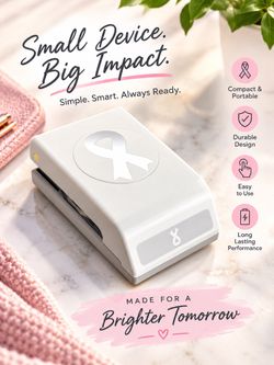 EK Tools Large Awareness Ribbon Punch – Paper Craft, Scrapbooking & DIY Crafting