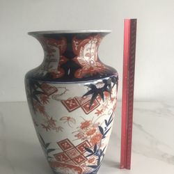 Decorated Ceramic East Asian Vase