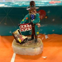 Homeless Clown Figurine