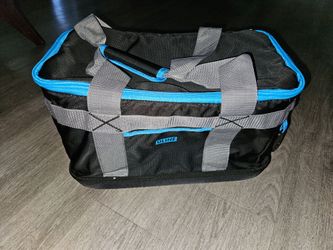 Uline Cooler Bag Black and Blue