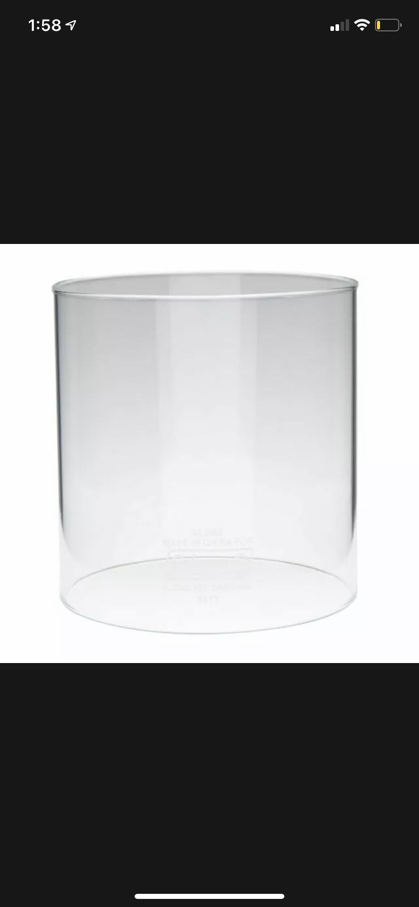 Coleman Lantern Replacement Globe - Clear