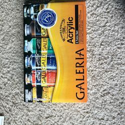 Acrylic 6 Tube Paint Set.  