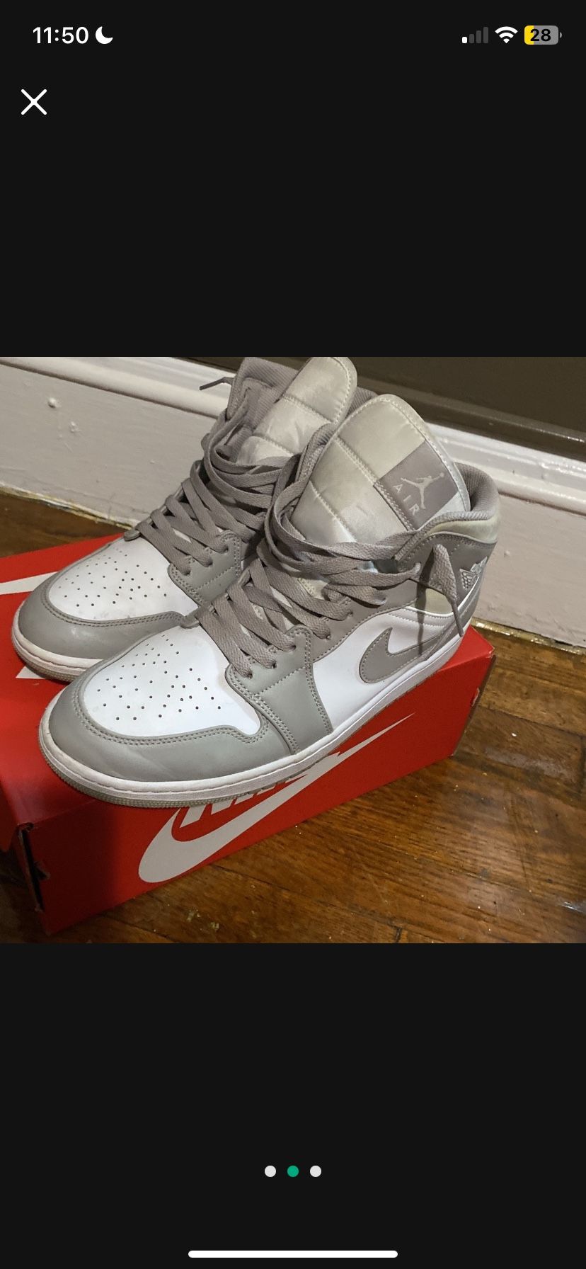 Mid Jordan I ‘Cool Greys’ Size 11