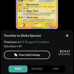 Tryranitar ex card