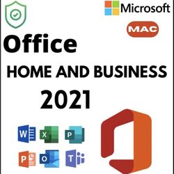 Microsoft Office 2021 For 5 Mac, MacBook Lifetime License 