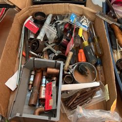 11 Screwdrivers, Misc Tools, 3 Boxes