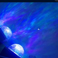 Blue Green Purple Water Moving Yard Lights Holiday Halloween Decoration Lighting 