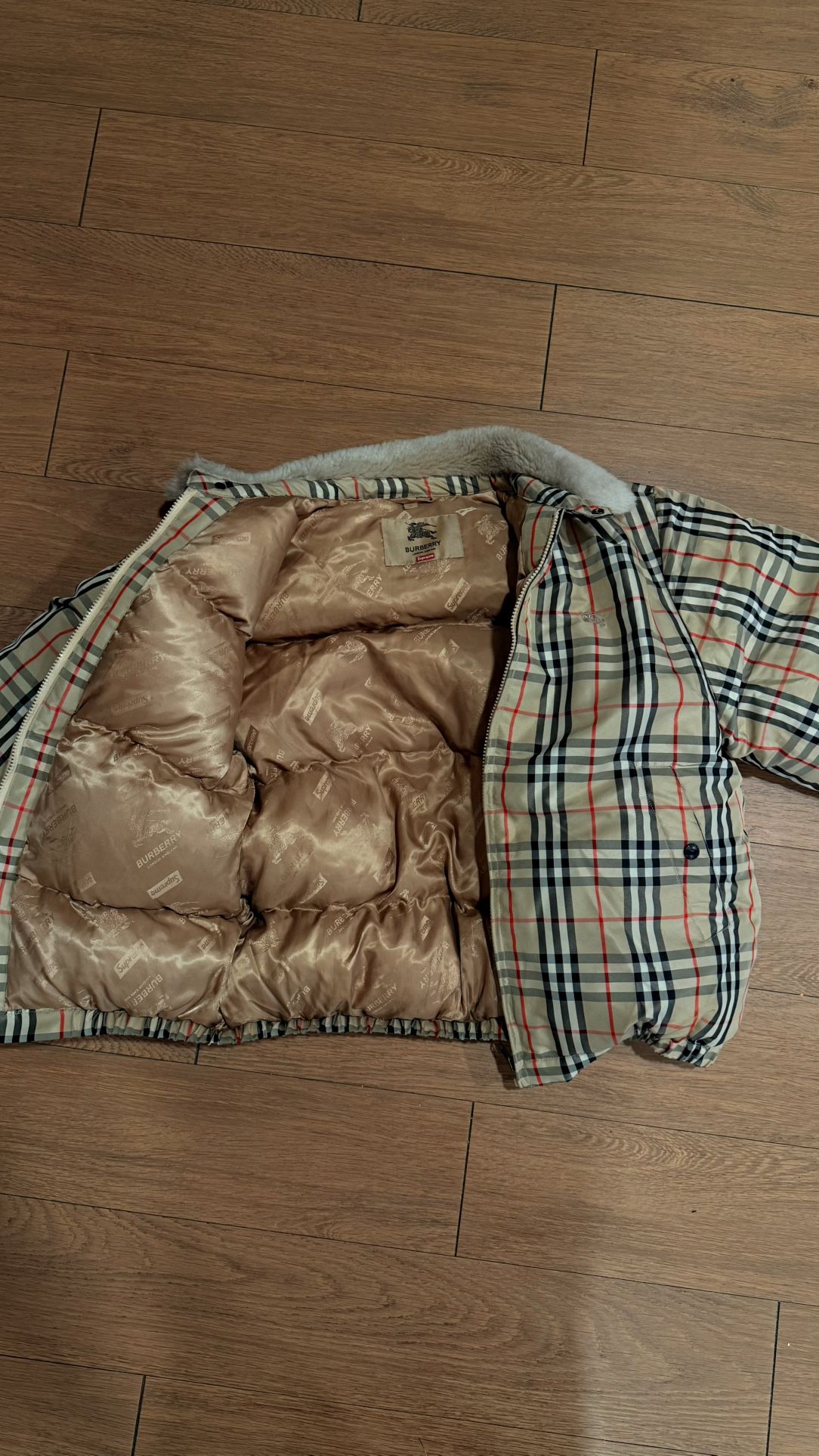 Burberry X Supreme jacket