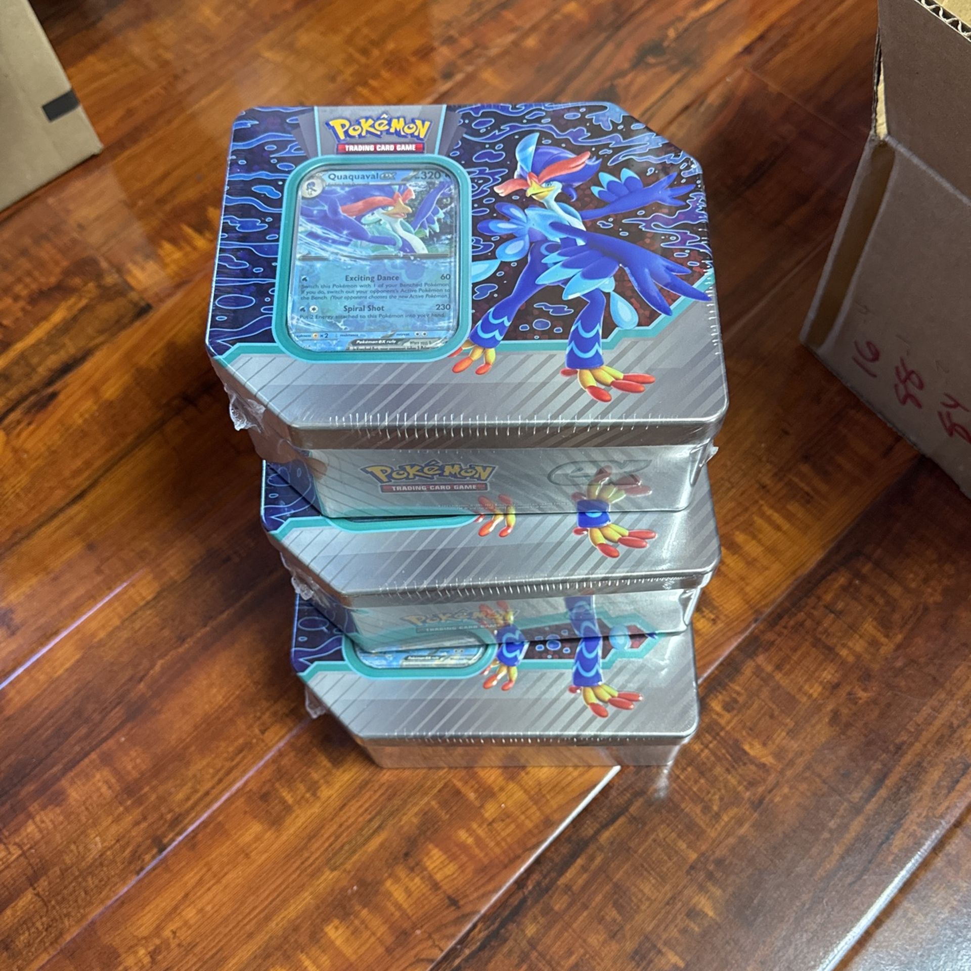 pokemon trading card game paldea partners tin Pokemon TCG: Paldea Partners Tin – GameRoomPlaza main image 0