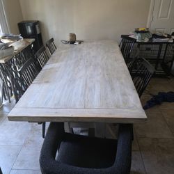 Pottery Barn Pine Table 