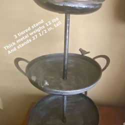 3 Tiered Heavy Metal Stand