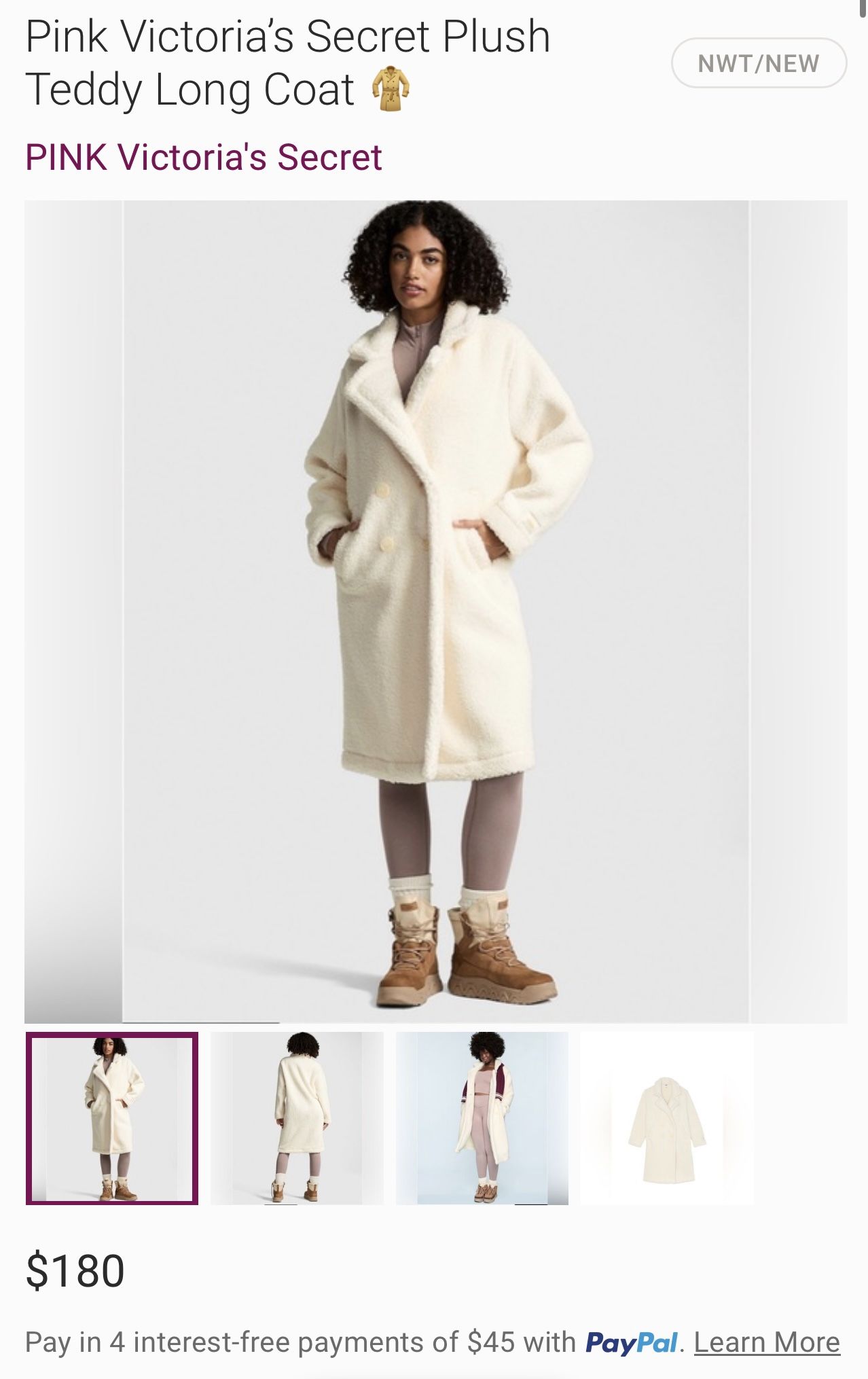 VS Teddy Long Coat