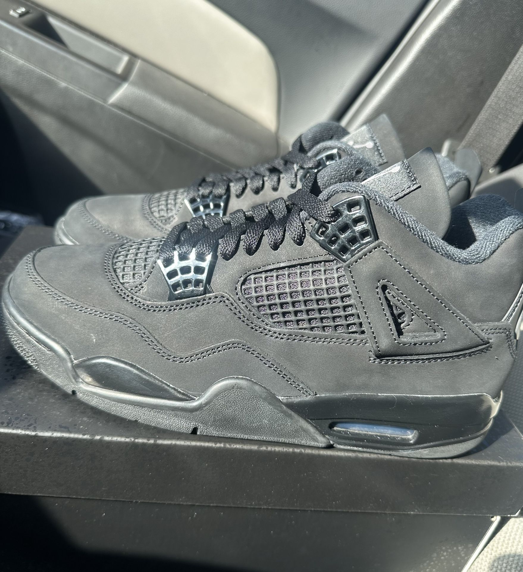 Size 8.5 Nike Jordan 4 Black Cat Men's 🐈‍⬛✨ 