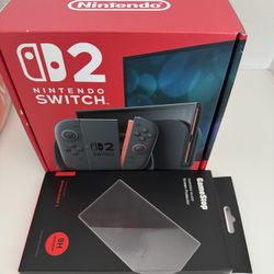 Nintendo Switch 2 With Screen Protector