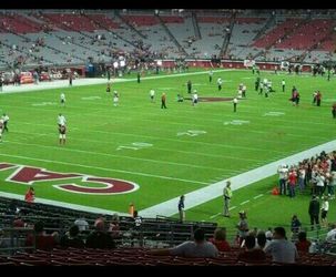 2 Arizona cardinals vs New York Jets Monday night football tickets with parking pass
