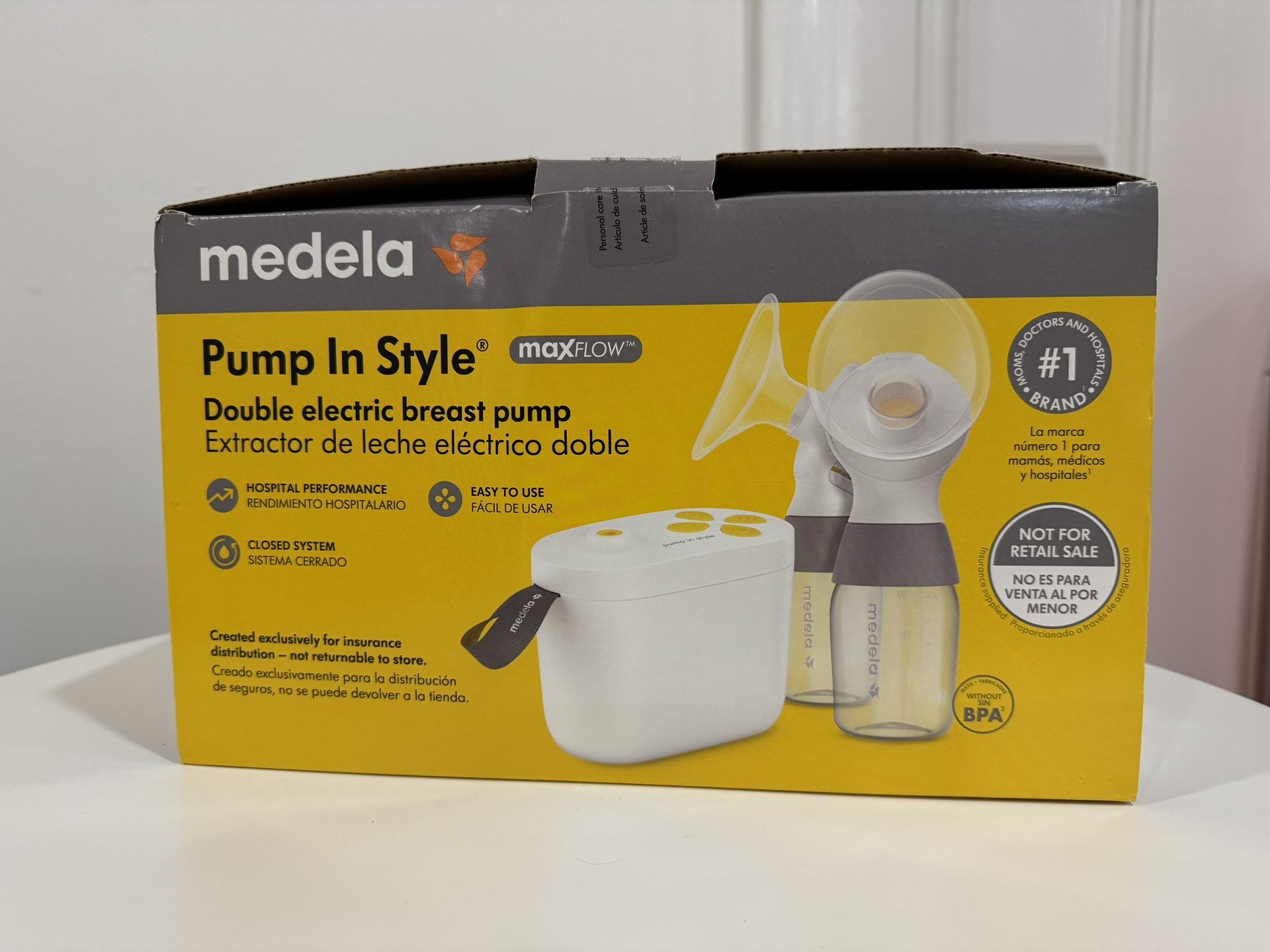 Brand New Medela Pump In Style Breast Milk pump- Never Used