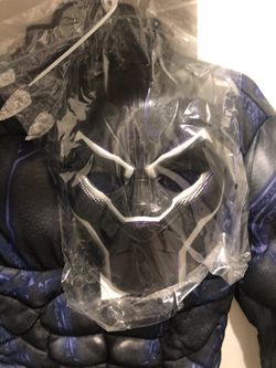 Kids NEW Black Panther Costume with mask