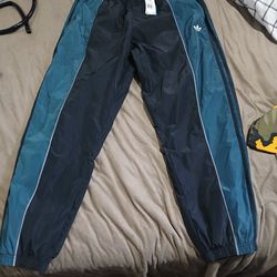 New with Tags Adidas Originals Cutline Track Pants - Teal/Black - 2XL - $75 (Glendora)