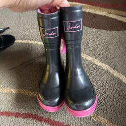 Joules Rain Boots Kids Size 9C 