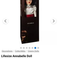 Annabelle Doll Just Like Picture Still New In Box
