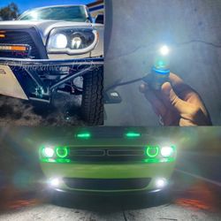 PSX26W 12278 LED Headlight Fog Lights/DRL Upgrade, 6000K Xenon White 12278C1 H28W PWY26W Xtreme Super Bright luces