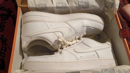 Nike Air Force 1 Low White Sneakers size 12