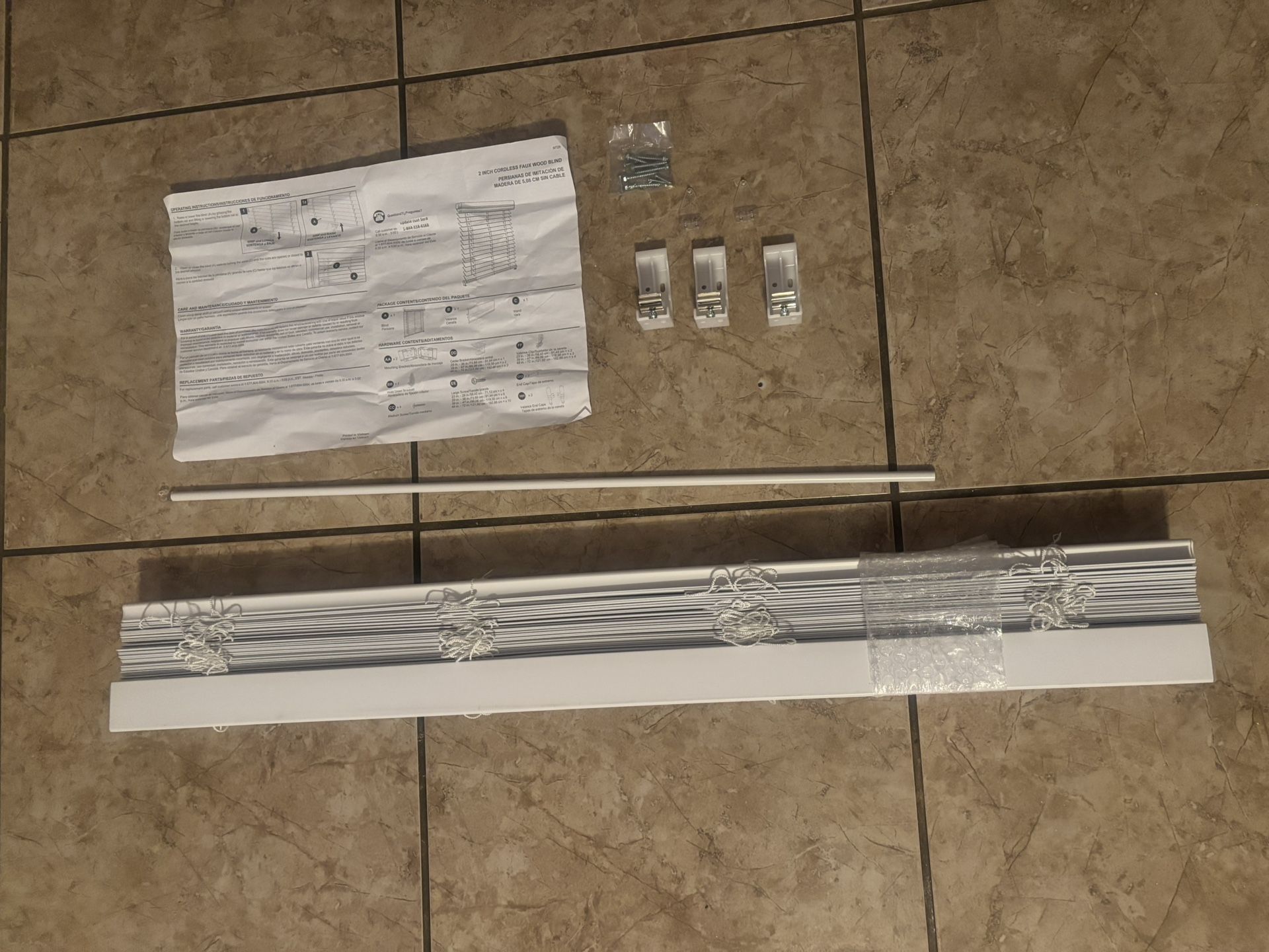 Blinds 2 Inch Faux Wood 36x72 (read Description)