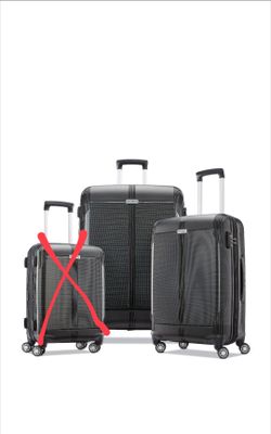 Samsonite Supra DLX 2 Piece Set - Large and Medium