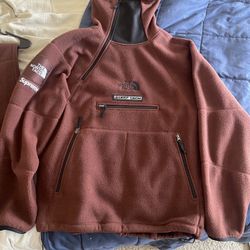 SUPREME x THE NORTH FACE STEEP TECH FLEECE PULLOVER “BROWN”