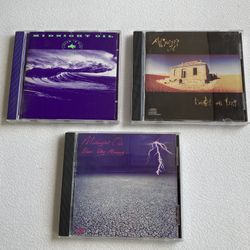 Set Of All 3 Midnight Oil CDs. 