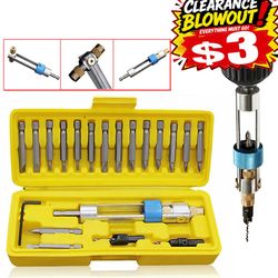 20pcs/set Half Time Drill Driver Multi Function Screwdriver Tool Screw Power