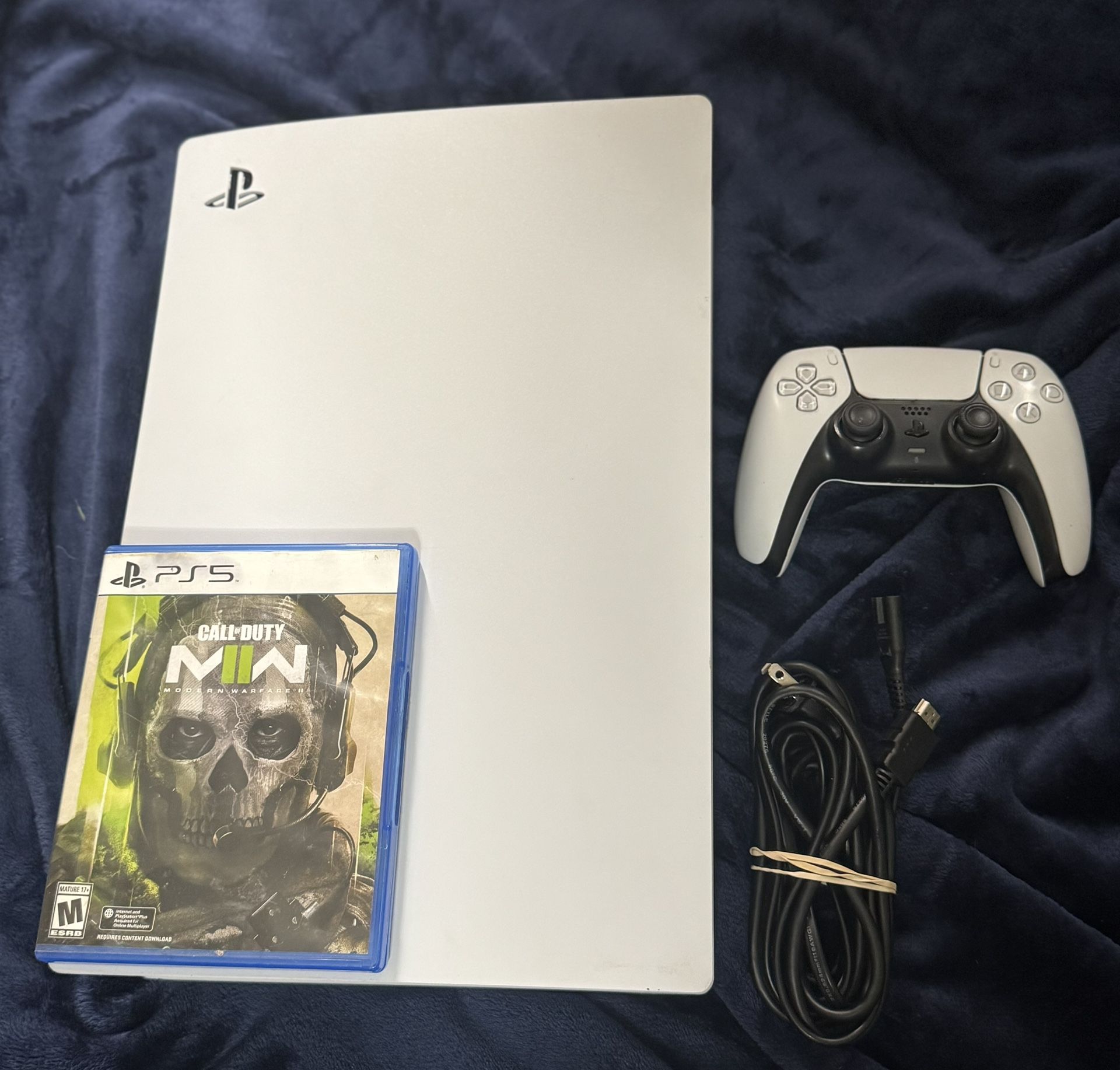 Ps5 Console Disc Version With 1 Game & Controller 