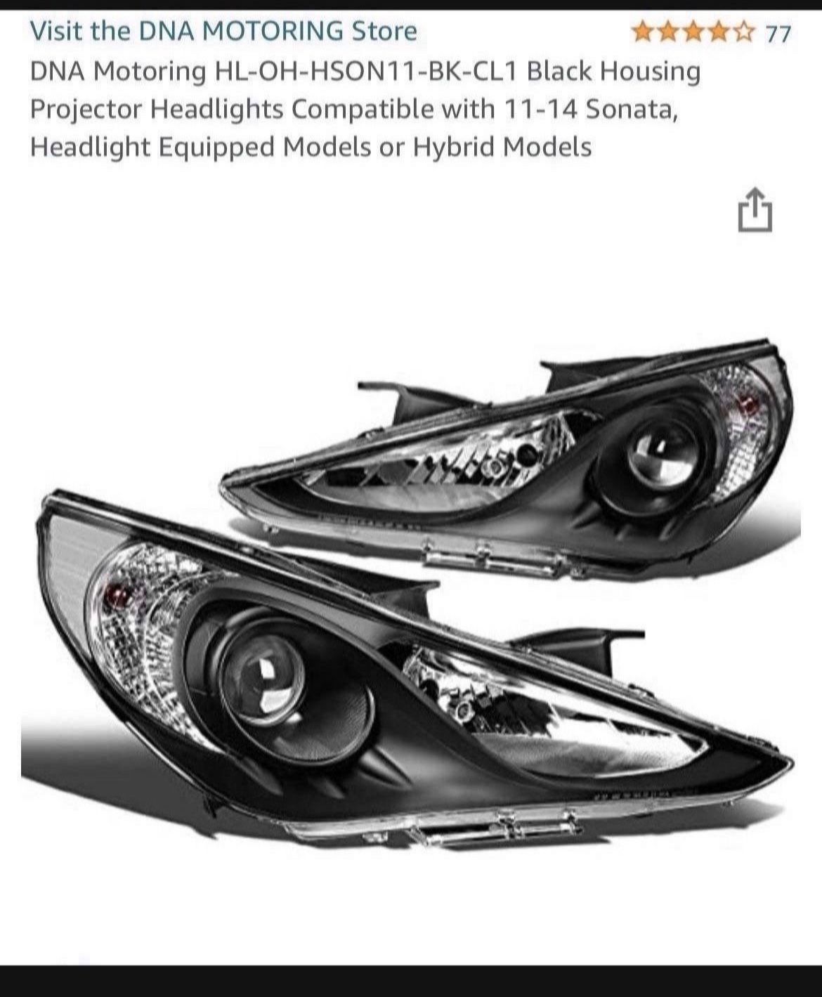 Hyundai Sonata Headlights 