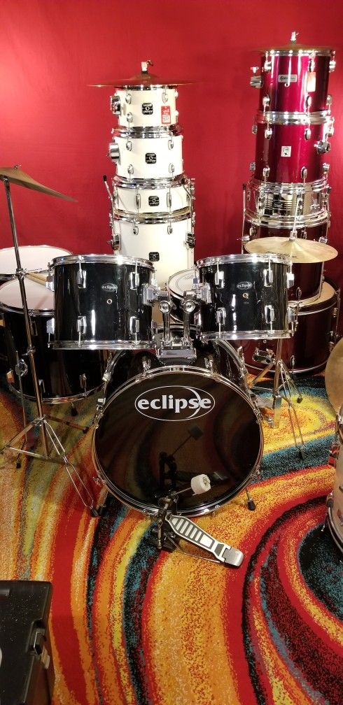 Drum Set 6pc Complete Set 