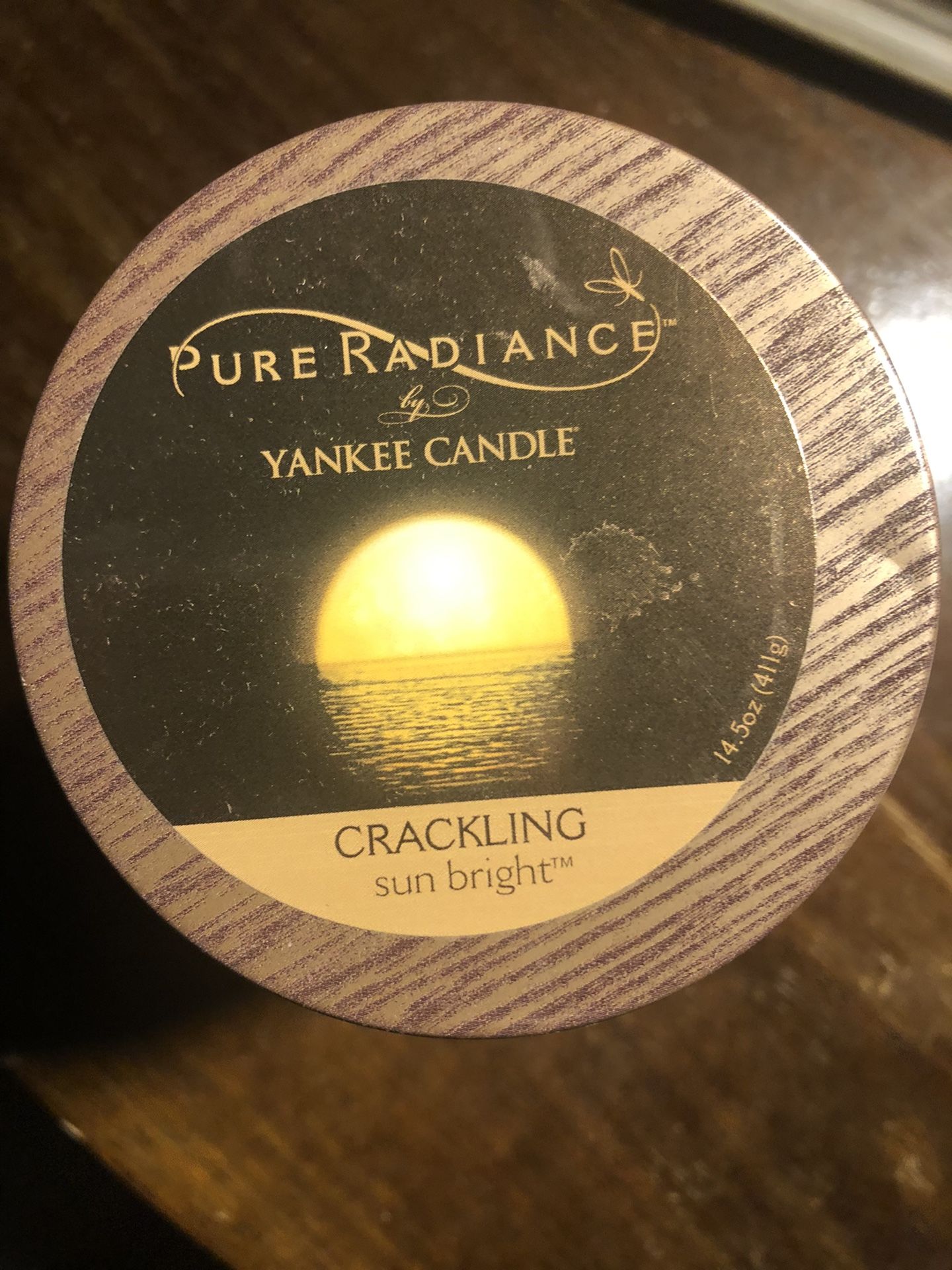 Yankee Candle Pure Radiance Wood Wick 3 Wick Candle