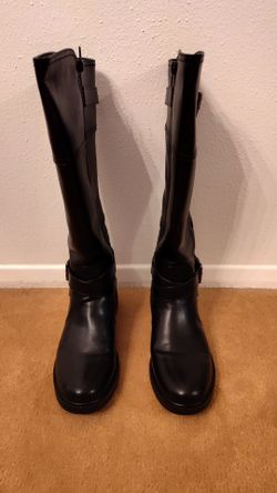 WOMEN'S BLACK RIDING BOOTS