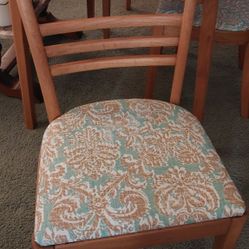 Oak Dining Table And 4 Chairs