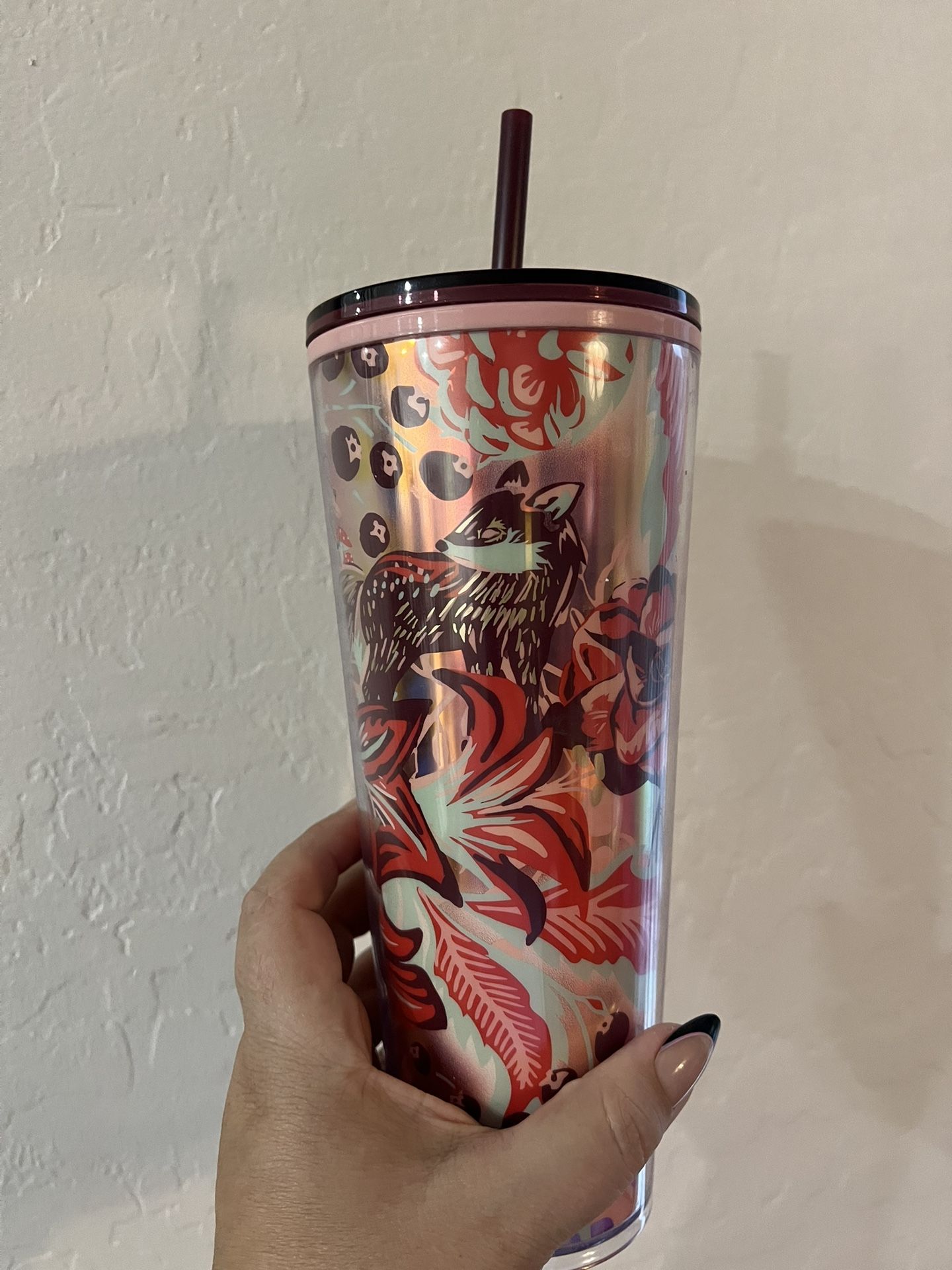 Fox Christmas Starbucks Cup