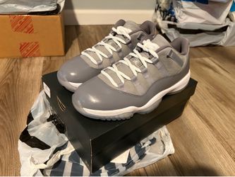 Jordan 11 Retro Low Cool Grey Size US M 8