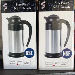 NSF Carafe 24oz steelvac