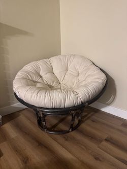 World Market Papasan Chair with Cushion