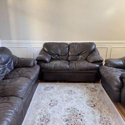 Leather Sofa For Free. 