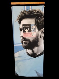 Messi Beach Towel 36x72in