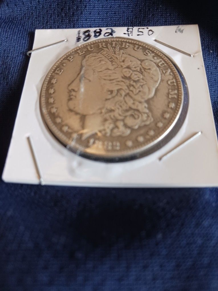 1882 Morgan Silver Dollar