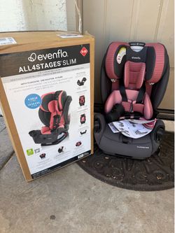 NEW! Evenflo All4Stages Slim 4:1 Convertible Car Seat