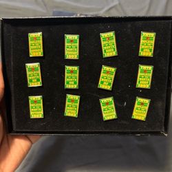 Vintage 1993 Shell Oil Employee of the Month YMTD Pin Set Complete